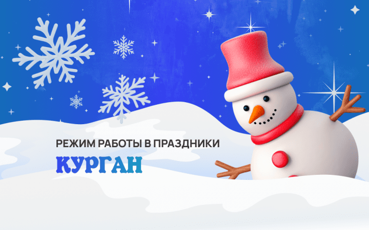 График работы магазинов в Новый год в Кургане