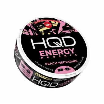 Энергетические паучи HQD Energy - Peach Nectarine (Персик Нектарин)