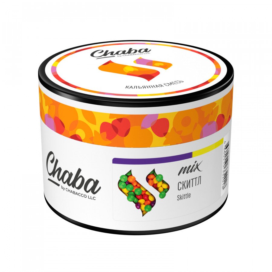 Фото и внешний вид — Смесь для кальяна CHABA 40г - Skittle (Скиттл)
