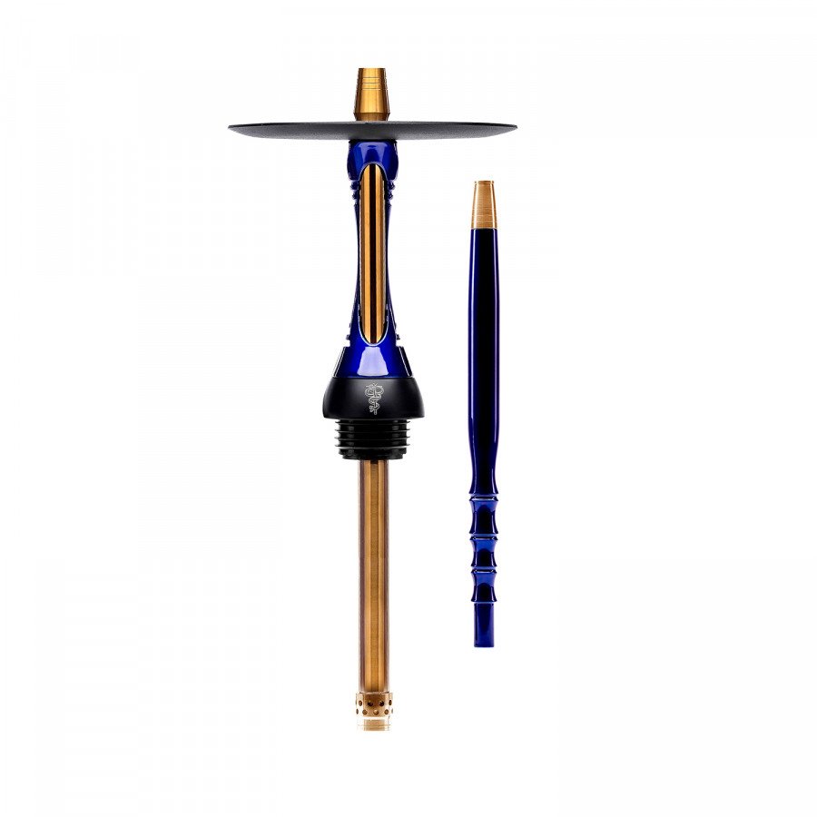 Фото и внешний вид — Кальян ALPHA HOOKAH S - Dark Blue (Без колбы)