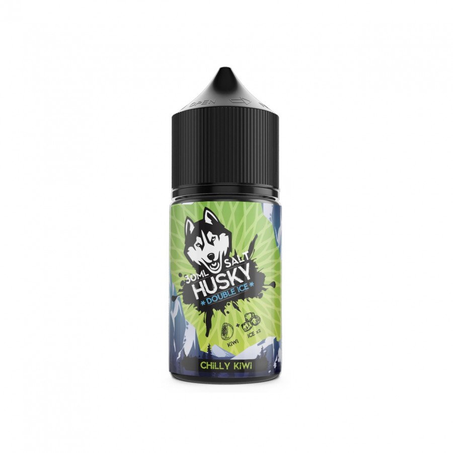 Фото и внешний вид — Жидкость HUSKY DOUBLE ICE SALT - Chilly Kiwi (Ледяной киви) 30мл 20мг