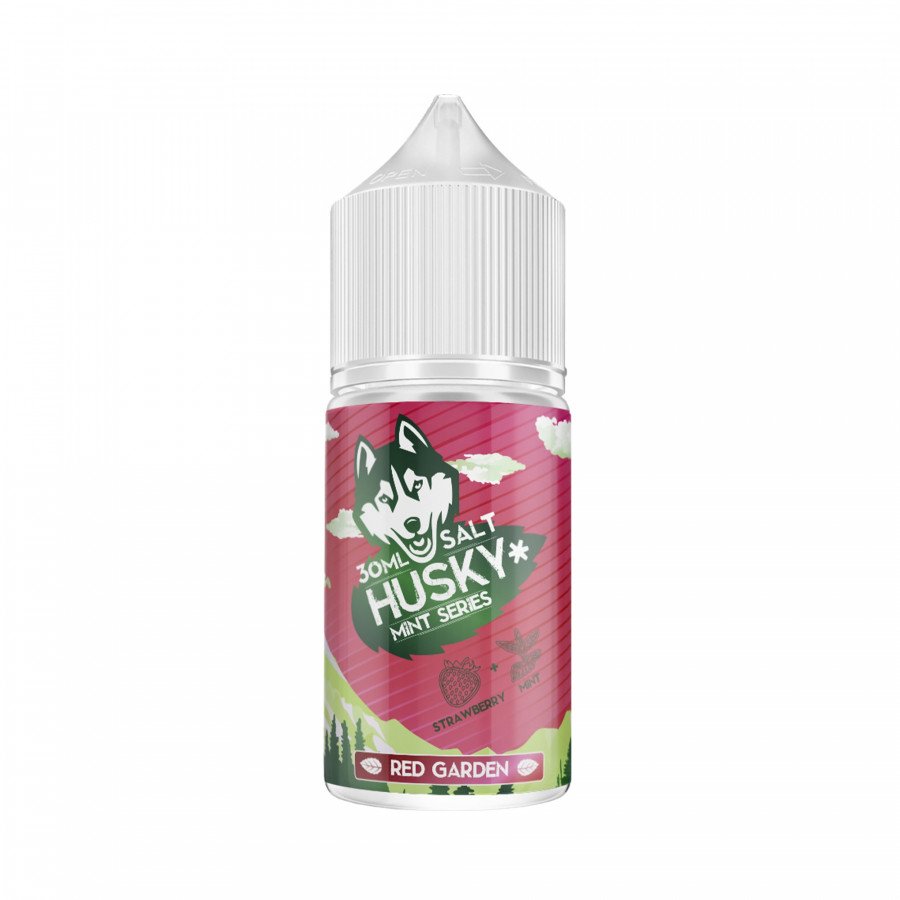Фото и внешний вид — Жидкость HUSKY MINT SALT - Red Garden (Клубника, мята, холодок) 30мл 20мг