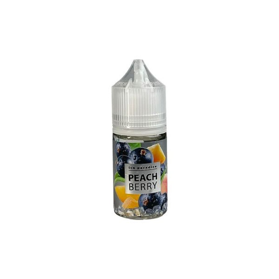 Фото и внешний вид — Жидкость ICE PARADISE SALT - Peach Berry (Персик ягоды) 30мл strong