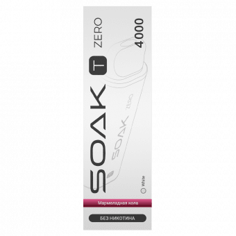 Одноразовый испаритель SOAK T ZERO - Jello Coke (Мармеладная Кола)