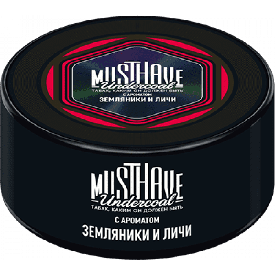 Фото и внешний вид — Табак для кальяна MUST HAVE 25г - с ароматом Земляники и Личи