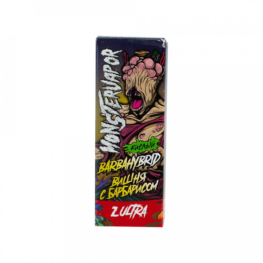 Фото и внешний вид — Жидкость MONSTERVAPOR SALT - Barbahybrid (Вишня с барбарисом) 30мл strong
