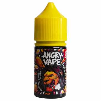 Жидкость ANGRY VAPE SALT - Лев Шарм (Йогурт Манго Маракуйя) 30мл strong