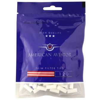 Фильтры сигаретные AMERICAN AVIATOR Slim 6/15мм (120шт)