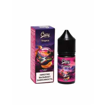 Жидкость CRAZY CHILL SALT - Tropics (Тропики) 30мл strong