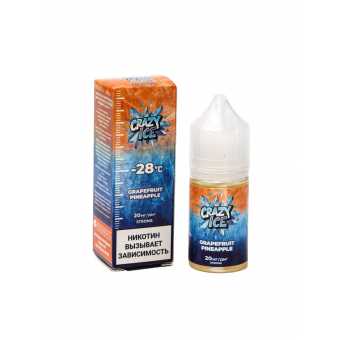Жидкость CRAZY ICE SALT - Grapefruit Pineapple (Грейпфрут Ананас) 30мл strong