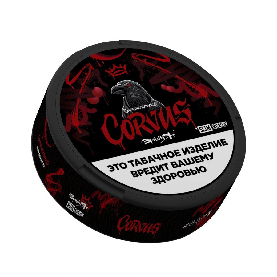 Фото и внешний вид — Табак CORVUS - Cherry Slim 13г
