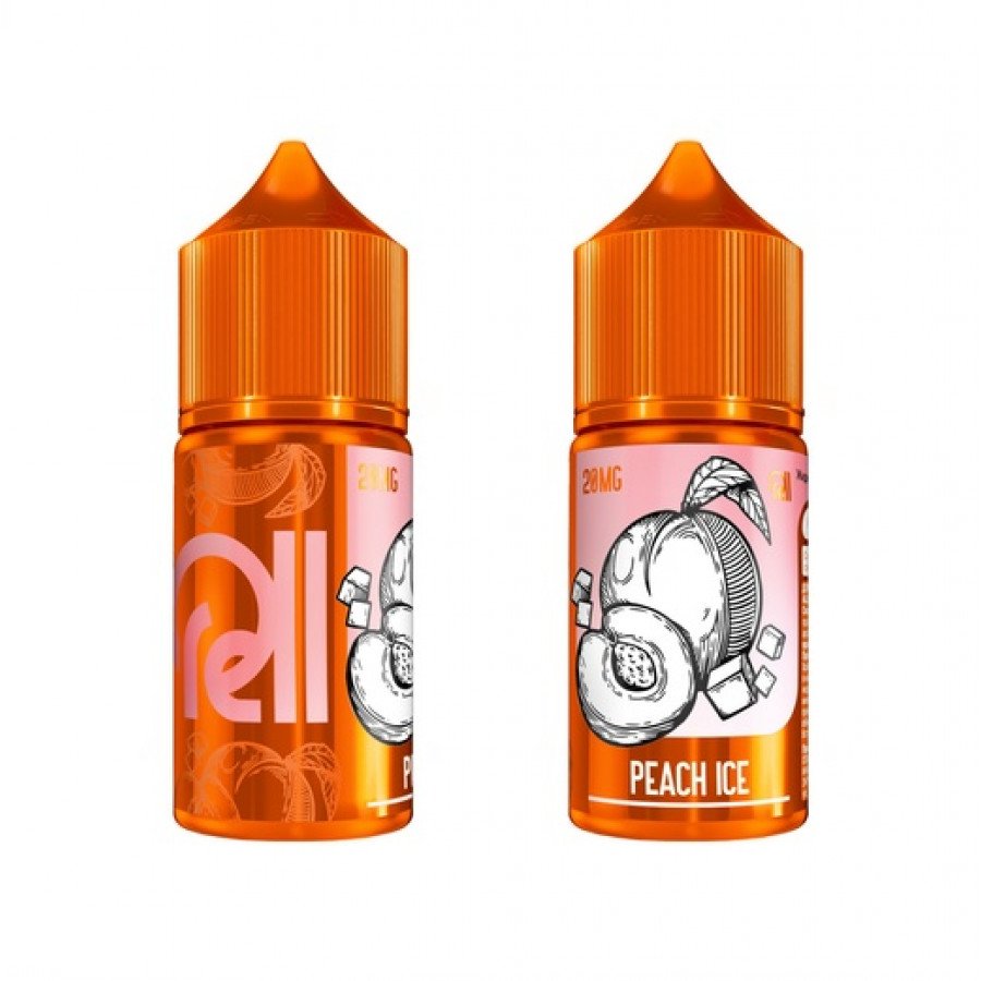 Фото и внешний вид — Жидкость RELL ORANGE SALT - Peach Ice (Ледяной персик) 30мл 20мг