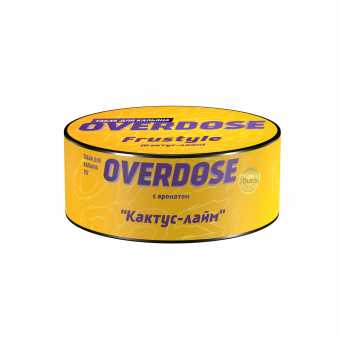 Табак для кальяна OVERDOSE 25г - Frustyle (Кактус лайм)