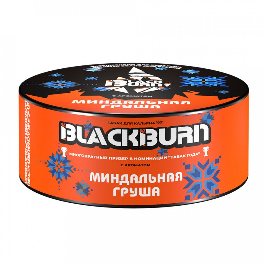 Фото и внешний вид — Табак для кальяна BLACK BURN 100г - Миндальная Груша