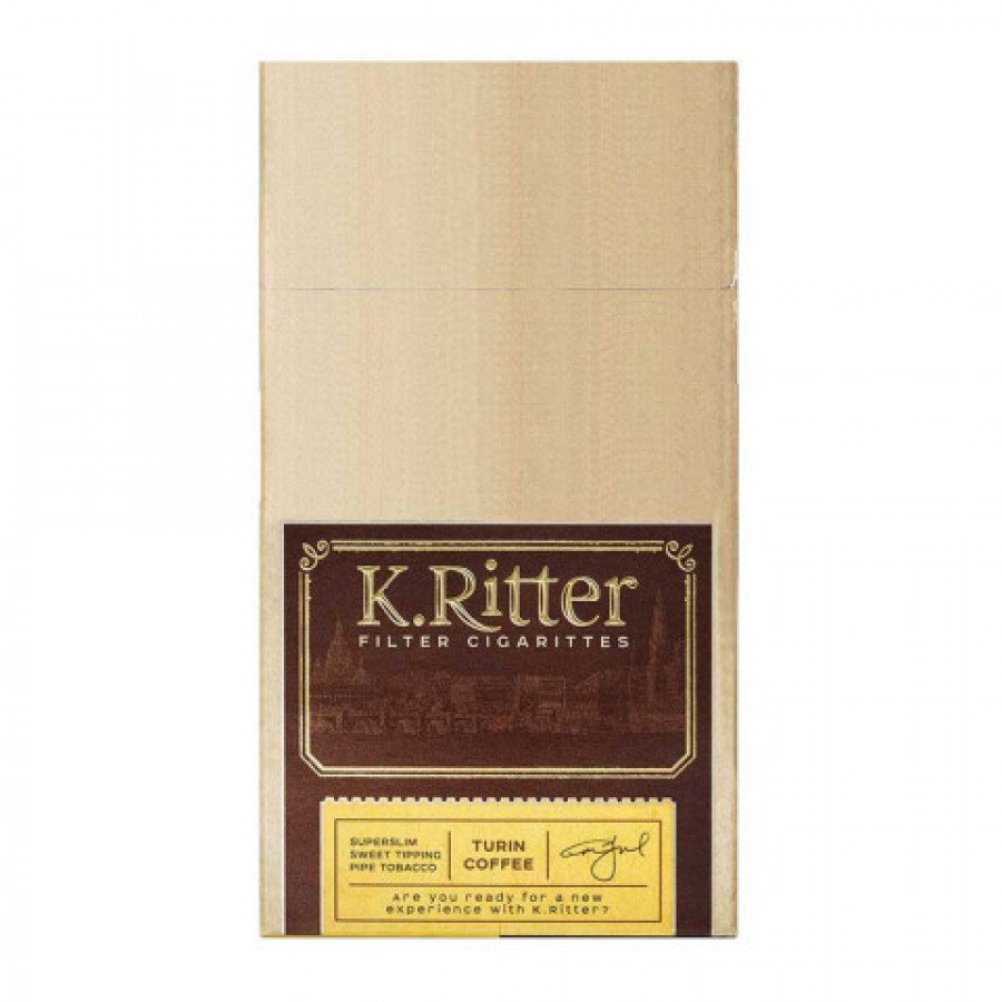 Фото и внешний вид — Сигареты K.Ritter - Turin Coffee (Туринский кофе) SSL