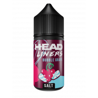 Жидкость HEADLINERS SALT - Bubble Grape (Виноградная Жвачка) 30мл 20мг