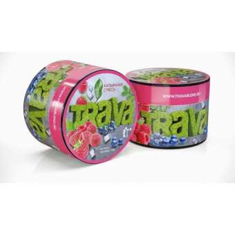 Смесь для кальяна TRAVA 40гр - Малина, черника, лед