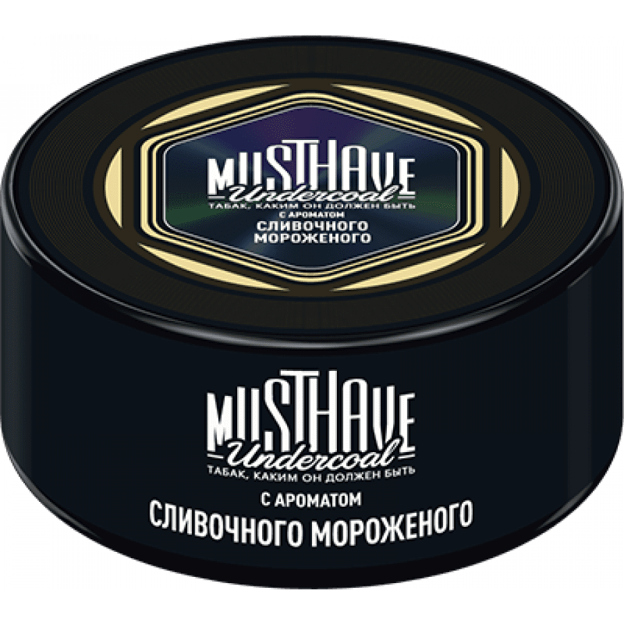 Фото и внешний вид — Табак для кальяна MUST HAVE 25г - с ароматом Сливочного Мороженого