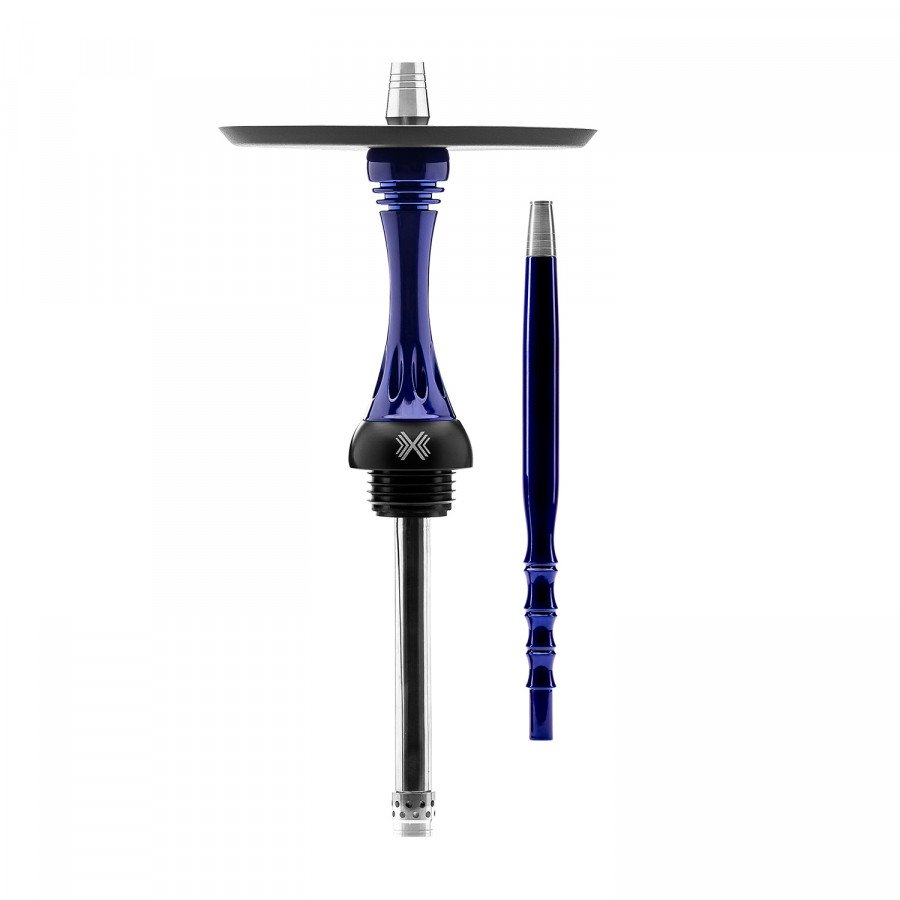 Фото и внешний вид — Кальян ALPHA HOOKAH X - Dark Blue (Без колбы)