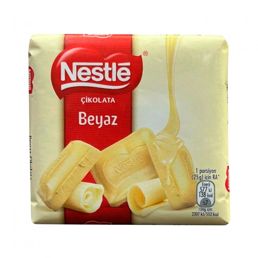 Фото и внешний вид — Nestle Белый шоколад 60гр (6шт/уп)*24