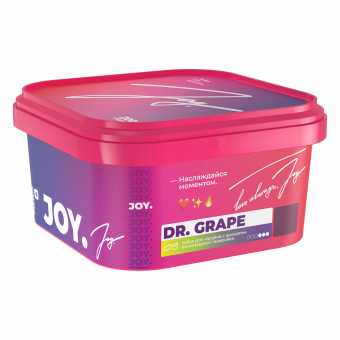 Табак для кальяна JOY 200г - Dr. Grape (Виноградная Газировка)