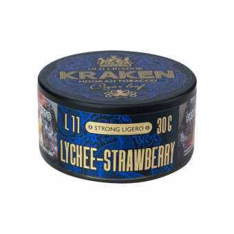 Табак для кальяна KRAKEN strong 30г - Личи Клубника