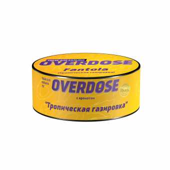 Табак для кальяна OVERDOSE 25г - Fantola (Тропическая газировка)