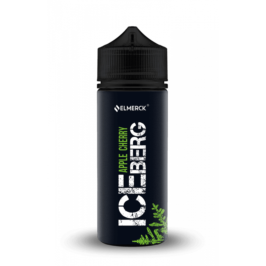 Фото и внешний вид — Жидкость ICEBERG - Apple Cherry (Холодное зеленое яблоко и вишня) 120мл 0мг