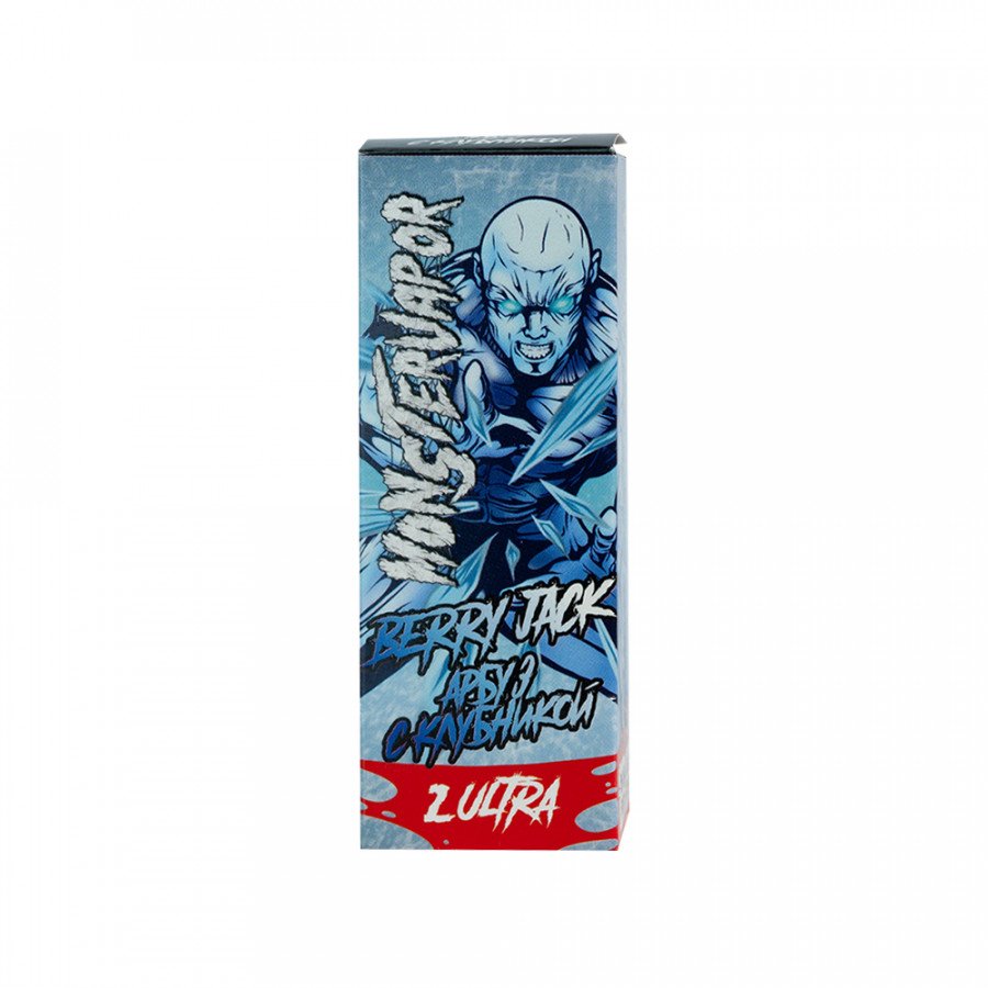 Фото и внешний вид — Жидкость MONSTERVAPOR SALT - Berry Jack (Арбуз с клубникой) 30мл strong