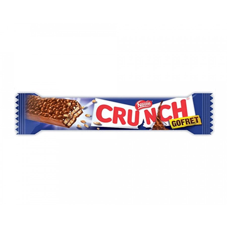 Фото и внешний вид — Батончик Nestle Crunch GOFRET 30г (30шт/уп)