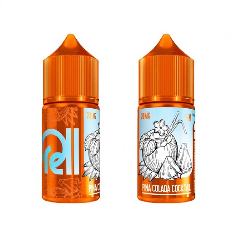 Фото и внешний вид — Жидкость RELL ORANGE SALT - Pina Colada Coctail (Пинаколада) 30мл 20мг