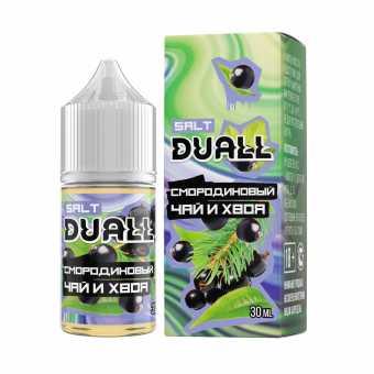 Жидкость DUALL SALT - Смородиновый Чай и Хвоя 30мл 20мг