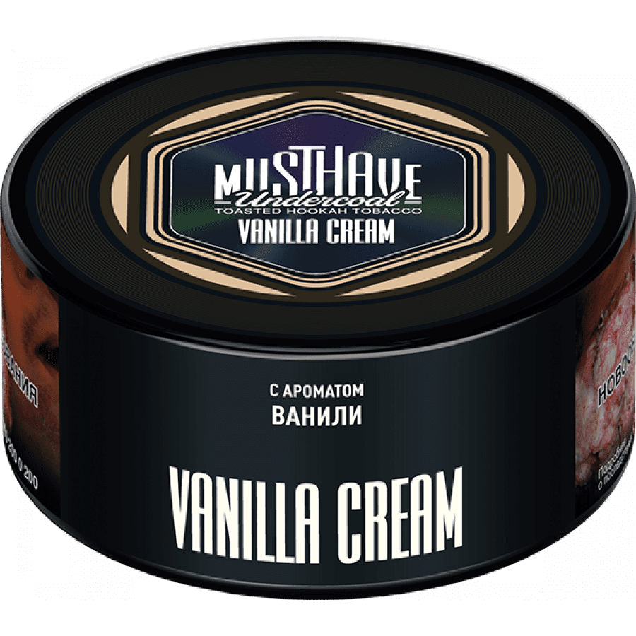 Фото и внешний вид — Табак для кальяна MUST HAVE 125гр - Vanilla Cream (с ароматом Ванили)