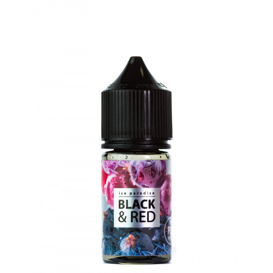 Фото и внешний вид — Жидкость ICE PARADISE SALT - Black Red (Смородина виноград) 30мл strong