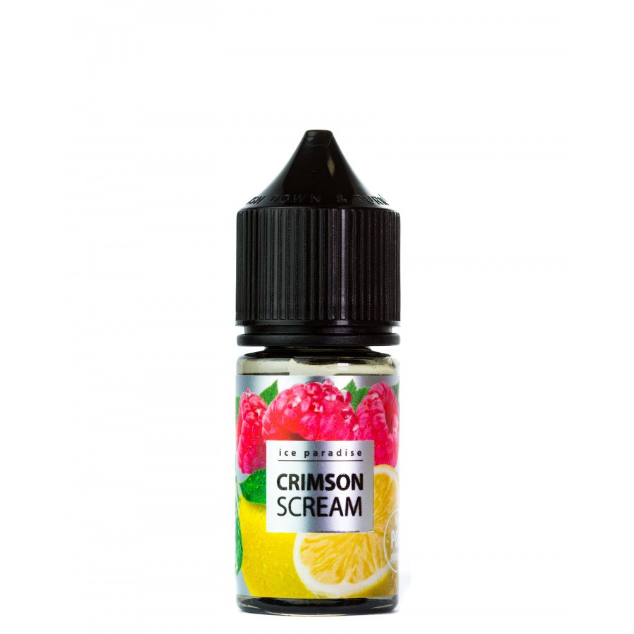 Фото и внешний вид — Жидкость ICE PARADISE SALT (No Menthol) - Crimson Scream (Малина лимон) 30мл 20мг strong
