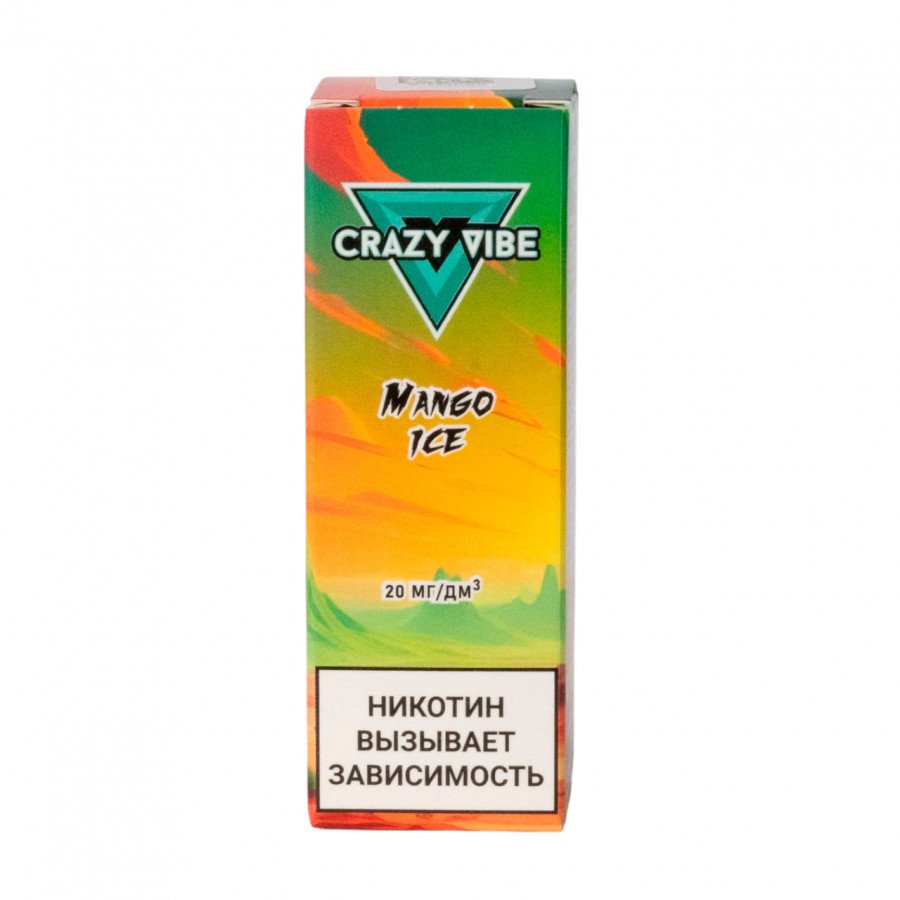 Фото и внешний вид — Жидкость CRAZY VIBE SALT - Mango Ice (Манго со льдом) 30мл 20мг