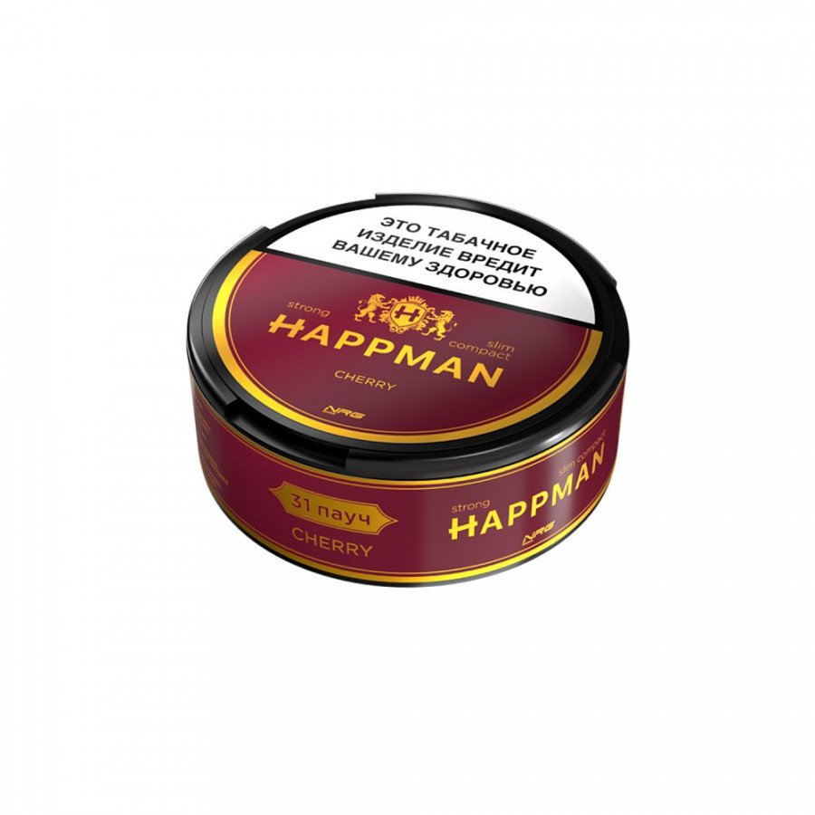 Фото и внешний вид — Табак HAPPMAN - Вишня strong slim
