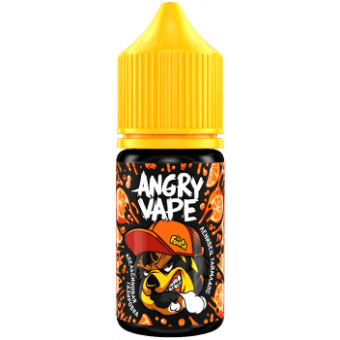 Жидкость ANGRY VAPE SALT - Ленивец Таймлапс (Апельсиновая газировка) 30мл 20мг