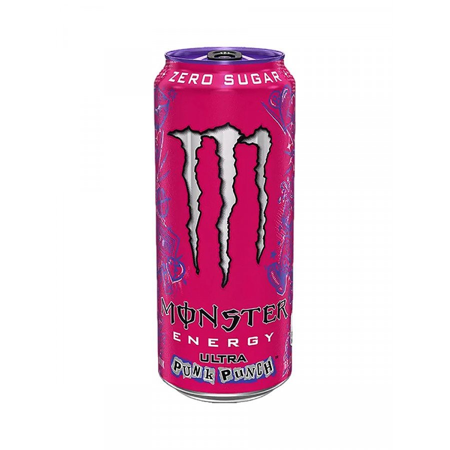 Фото и внешний вид — Энергетический напиток MONSTER ENERGY - Ultra Punk Punch 473мл