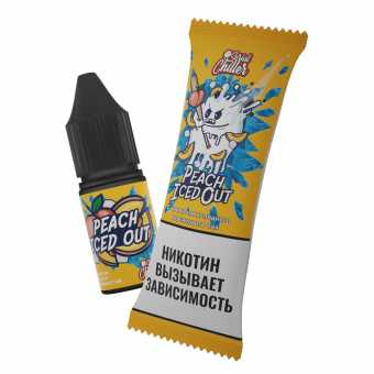 Жидкость SERIAL CHILLER SALT - Peach Iced Out (Холодный персиковый чай) 10мл 15мг