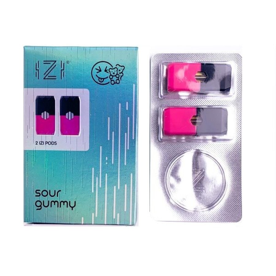 Фото и внешний вид — Картридж IZI - Sour Gummy (Мишки гамми) 0.7мл 2шт