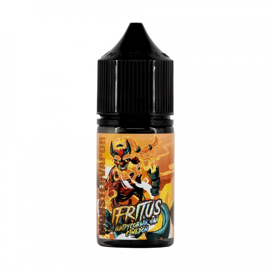 Фото и внешний вид — Жидкость MONSTERVAPOR SALT - Ifritus (Цитрусовый чай с медом) 30мл 20мг