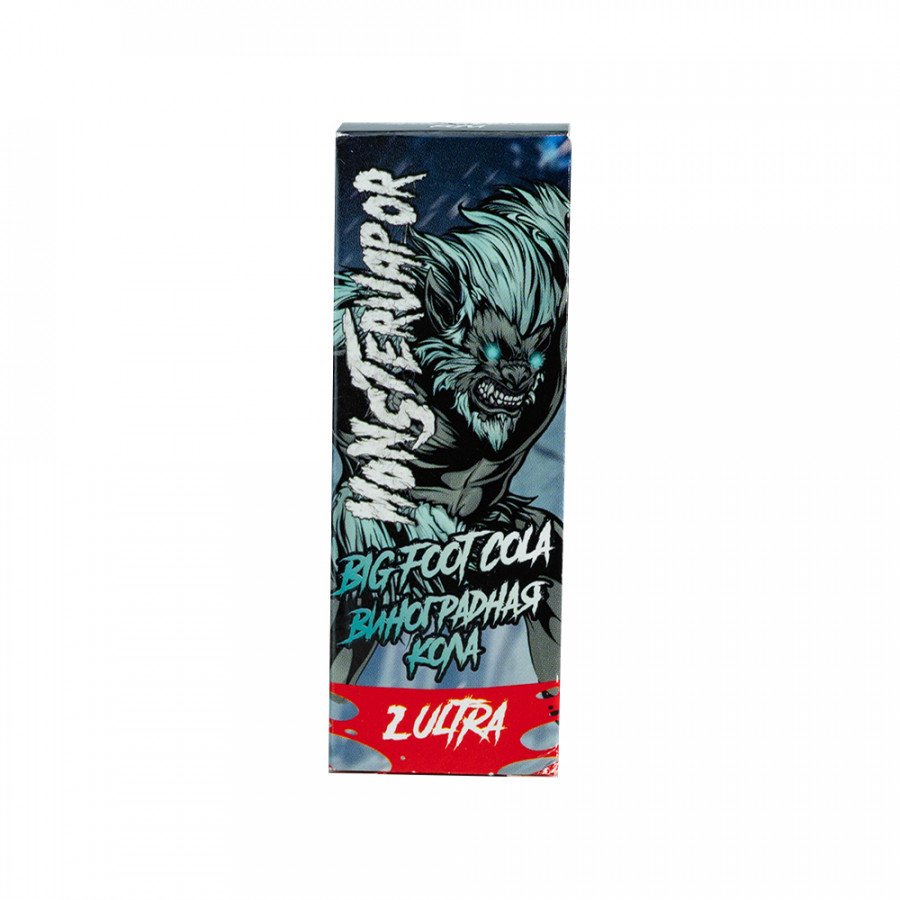 Фото и внешний вид — Жидкость MONSTERVAPOR SALT - Big Foot Cola (Виноградная кола) 30мл strong