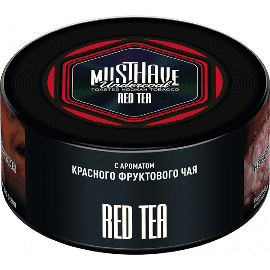 Фото и внешний вид — Табак для кальяна MUST HAVE 125гр - Red Tea (с ароматом Красного Фруктового Чая)