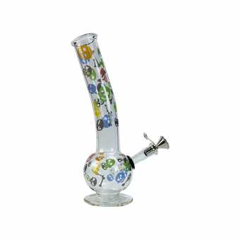 БОНГ стекло 30,5см ILL10/6490 рисунок CRYSTAL