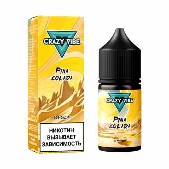Жидкость CRAZY VIBE SALT - Pina Colada (Пина колада) 30мл 20мг