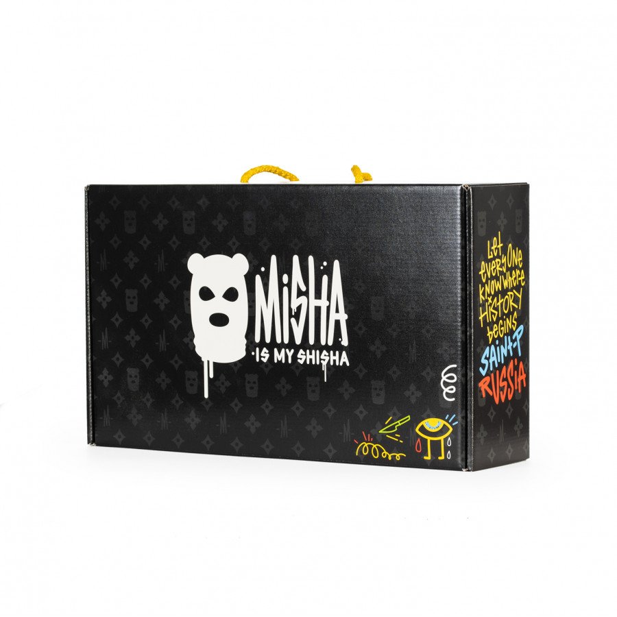 Фото и внешний вид — Кальян MISHA Revolt - Jet Black (Черный матовый) Без колбы