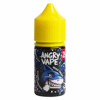 Жидкость ANGRY VAPE SALT - Акула Гарпун (Черника со сливками) 30мл strong
