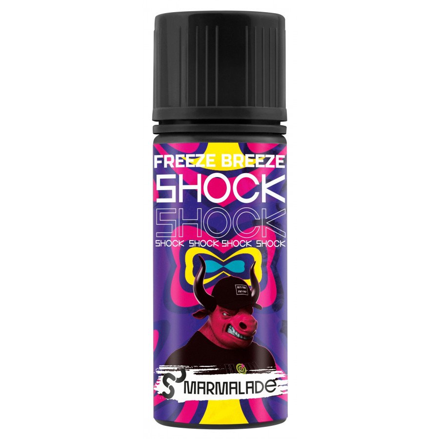 Фото и внешний вид — Жидкость FREEZE BREEZE SHOCK - Marmalade (Мармелад) 120мл 3мг