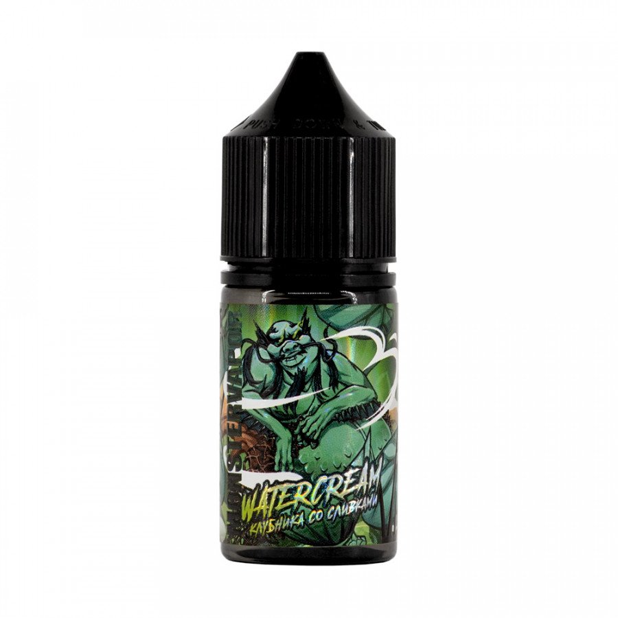 Фото и внешний вид — Жидкость MONSTERVAPOR SALT - Watercream (Клубника со сливками) 30мл 20мг